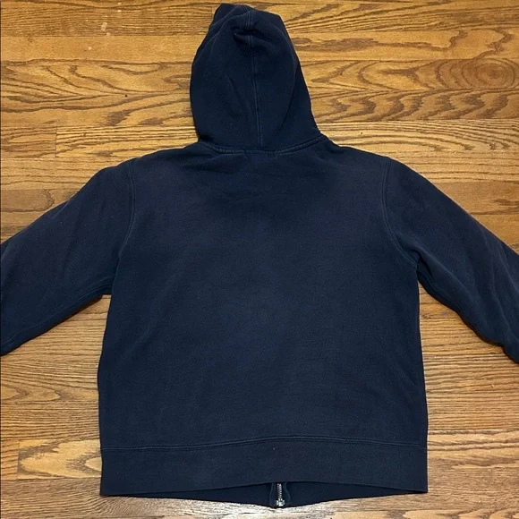 Polo Ralph Lauren Hoodie Teen 14-16 Navy Zip Up Collegiate Preppy Loungewear - Picture 10 of 11